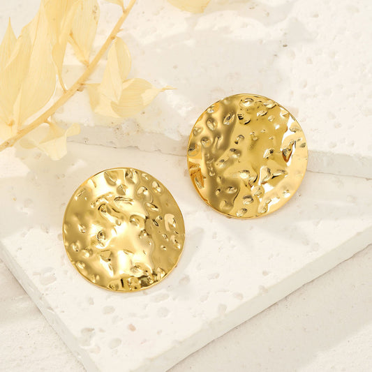 Boucle d'oreilles rondes