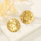 Round earrings