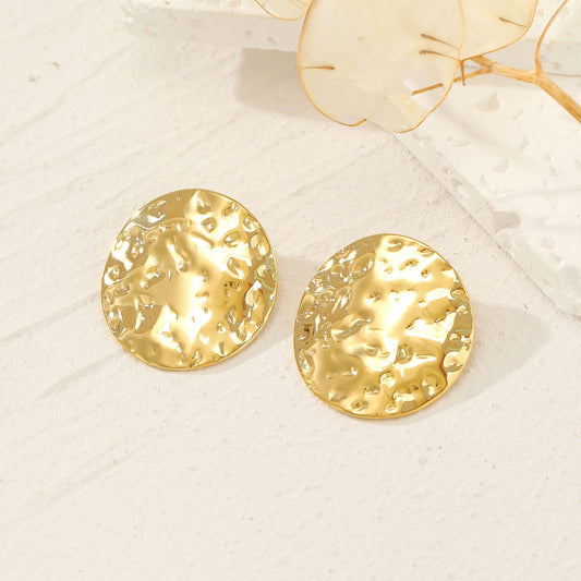 Boucle d'oreilles rondes