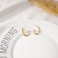 Oval earrings