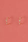 Rhinestone hoop earrings