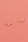 Rhinestone hoop earrings