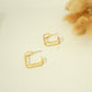 Double line square hoops