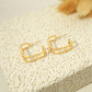 Double line square hoops