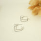 Double line square hoops