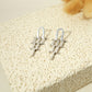 Flat golden earrings