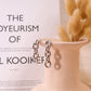 Golden chain earrings