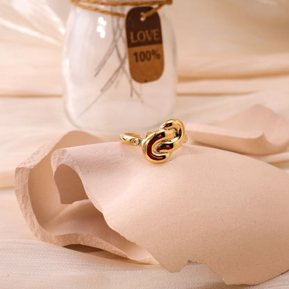 Golden infinity ring