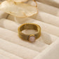 pink pearl ring