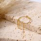 Silver curtain ring