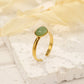 Bague perle noire