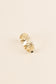 Silver mother-of-pearl rectangle ring