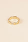 Bague doré