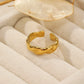 Bague doré