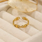 Golden Pig Nose Ring Ring