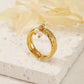 Double pearl ring