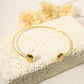 Golden circle bracelet