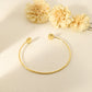 Golden circle bracelet