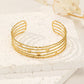 Bracelet jonc multilignes