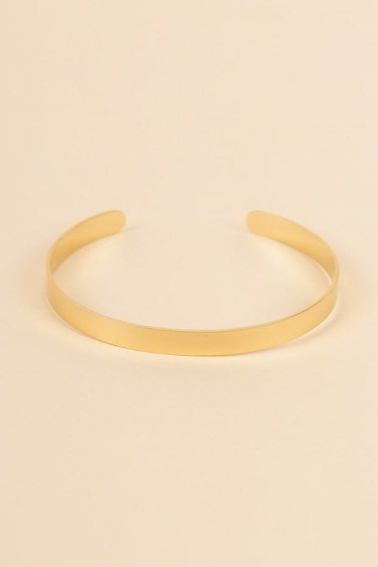 Smooth bangle bracelet