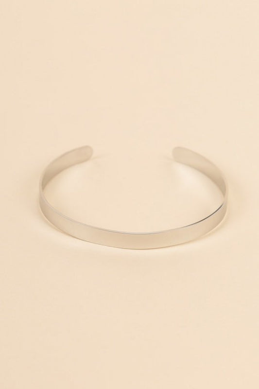 Smooth bangle bracelet