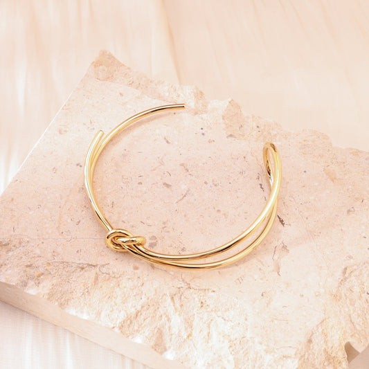 Bracelet jonc nœud