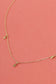 Collier avec 3 mini pendentifs gouttes