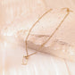 Silver Rectangle Pendant Necklace