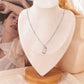 Silver Rectangle Pendant Necklace