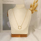 golden ring necklace