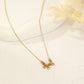 Necklace with rhinestones