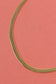 Gold flat chain necklace