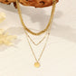 Triple Chain Pendant Necklace