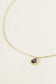 Color Rhinestone Drop Pendant Necklace