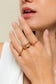 Green colored beads ring