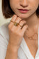 Wavy golden ring